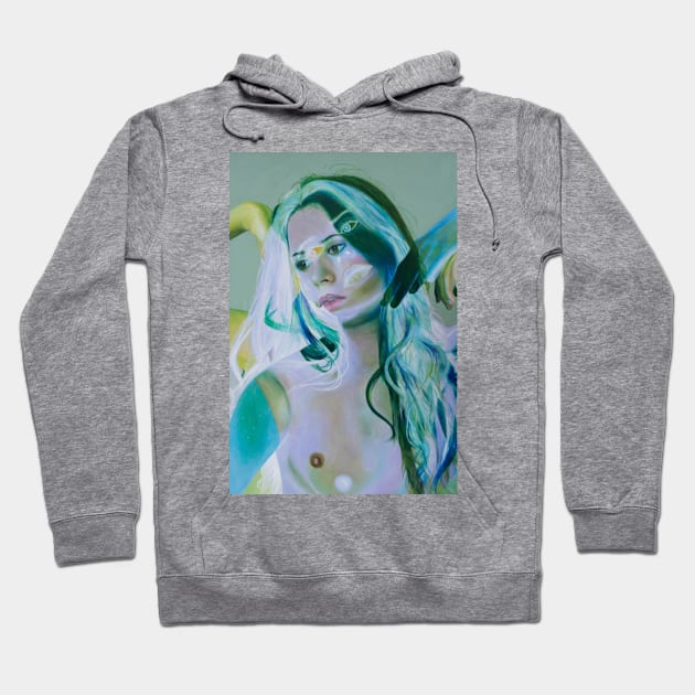 Innocence Verde Hoodie by EmilyLovejoy